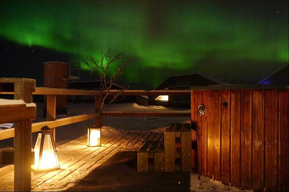 A wonderfully relaxing evening hopefully seeing the Northern Lights at Mattarahkka Sami Lodge.
