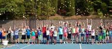 TENNIS CAMP Ages 6 and up Pre-Camp and Weeks 3 & 7 (May 30-June 2, June 19-23, & July 17-21)