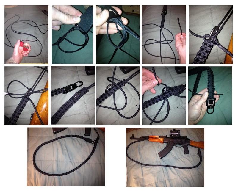 Rifle Sling This is an extremely easy project to get you started, and can save you some serious dough (have you ever seen the price of a rifle sling? Ouch!).