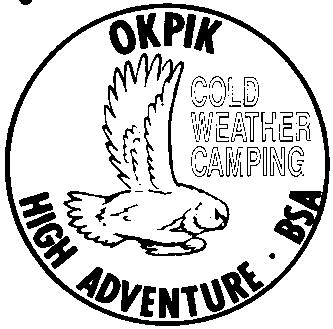 OKPIK (ook pick) is the Inuit word for the snowy owl and the name and symbol for the Boy Scout high adventure cold weather camping programs. Why go camping in winter? What are you nuts?