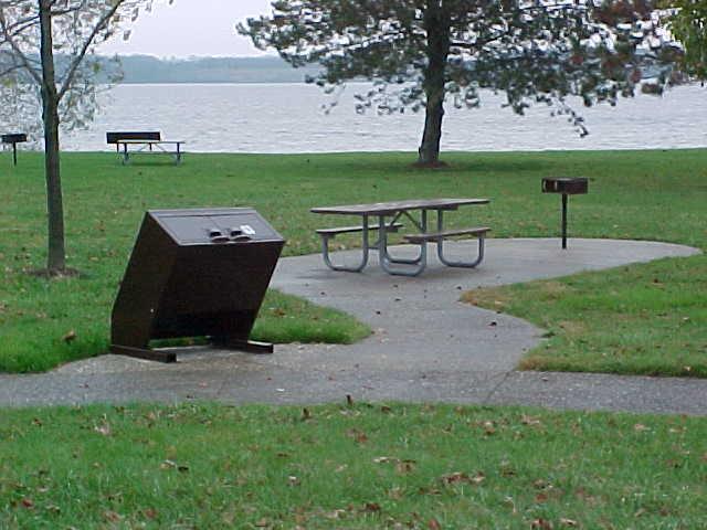 8). Also note bulletin board (Table 5.19) Photo I-7. C.J. Brown Dam and Reservoir, OH.