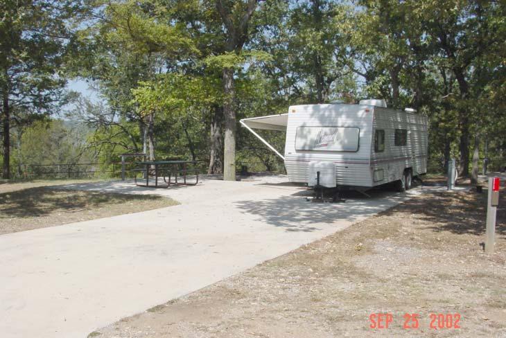 Fully concreted campsite (Para. 5.3.1) Photo M-6.