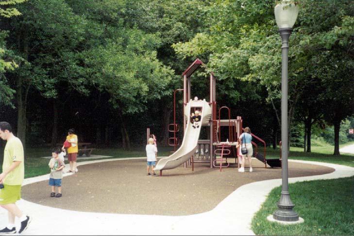 Photo Q-3. UA playground, Example 2. Illinois Interstate Highway Rest Area.