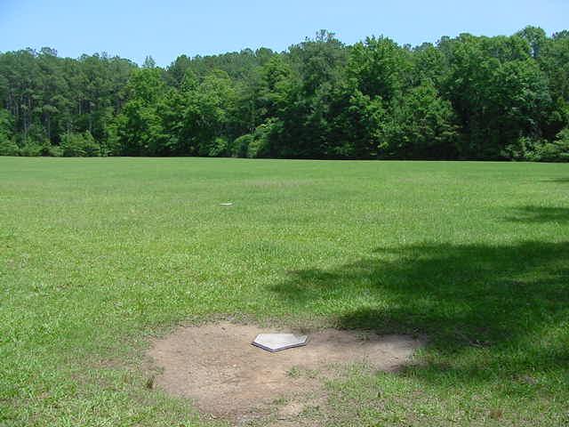 Photo Q-5. Open-field play area, Example 1. Parksville Day Use Area, J. Strom Thurmond Lake, SC.
