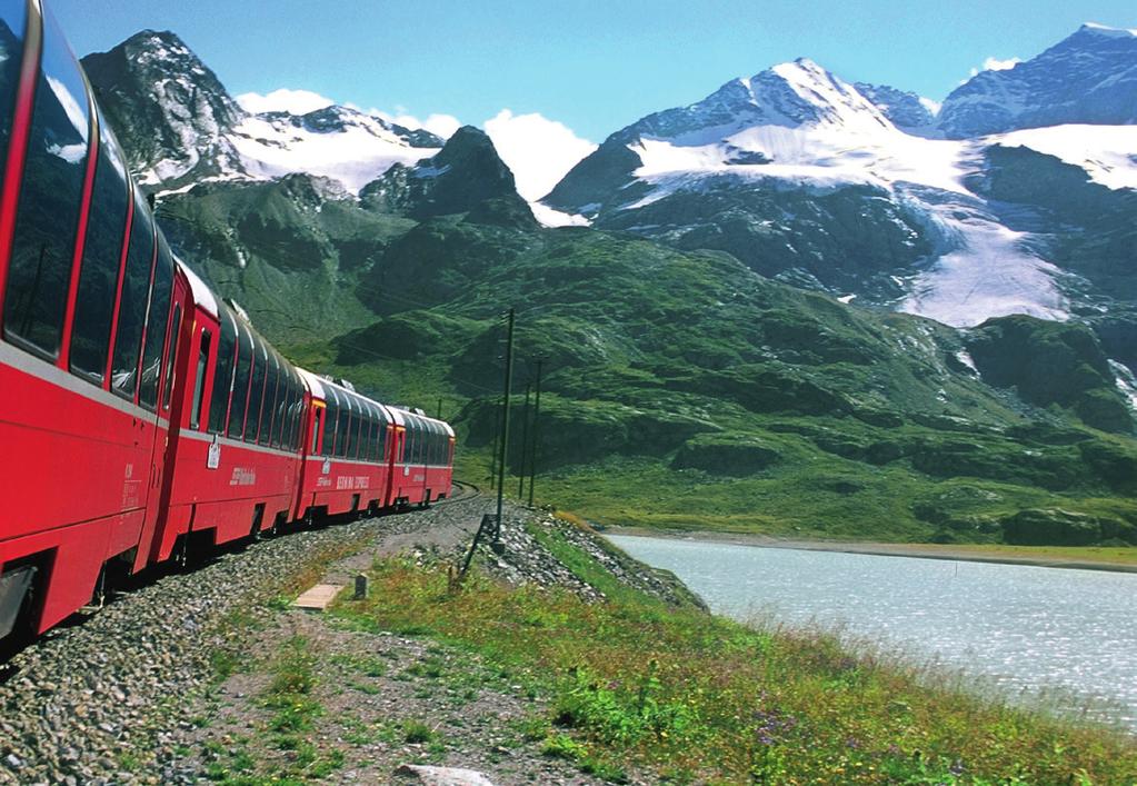 Bernina Express Glacier Express UNESCO World Heritage Albula Bernina The slowest express train in the world Board the train and experience one of the most spectacular alpine crossings with the