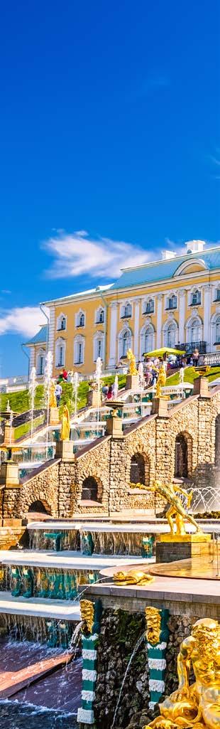 THE BEST OF THE BALTICS, HELSINKI, ST. PETERSBURG, MOSCOW IN 16 DAYS ITINERARY DAY 12 (THURSDAY): ST. PETERSBURG 9 km 105 km 650 km 6 km 27 km 6 km 147 km Tour outline: leisure time in St. Petersburg.