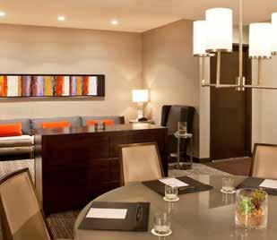 The hotel offers a total of 12 meeting rooms with more than 15,000 square feet of sophisticated meeting accommodations.