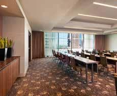 Meeting Space Features Tastefully designed rooms offer flexible,