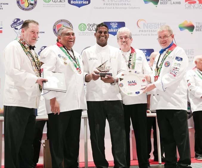 FEATURES LA CUISINE Organised by the Emirates Culinary Guild, La Cuisine saw fierce competition between more than 680 chefs from all over the region.