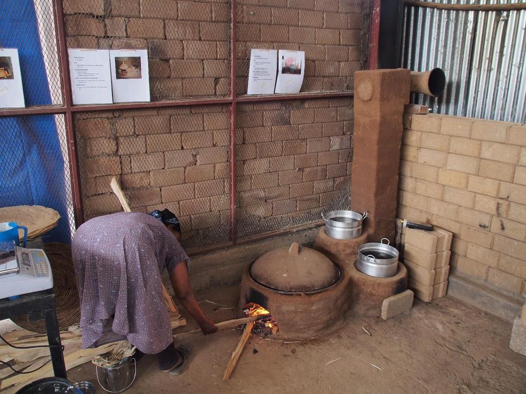 Figure 4: Injera baking on