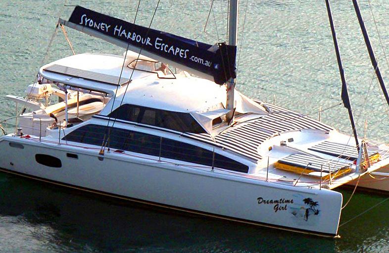 and a spacious open deck area, this catamaran is unlike any other on the harbour The Boat 95