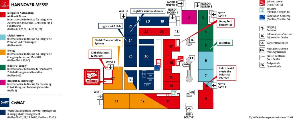3 HANNOVER MESSE / CeMAT 2018 Exhibition grounds 12th