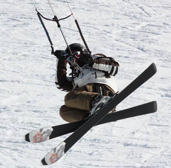snow kiters will be free to experiment their acrobatics.