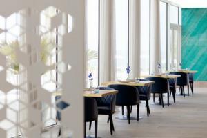Perched on Burj Al Arab Terrace and extending over the Arabian Gulf, the restaurant and bar present a new and unseen perspective of the hotel, as well as an inventive take on social dining Call +971