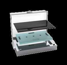 TEMPERATURE Eutectic Cooling Plate with cover SURFACE 0-4 C 3 S available Eutectic Spare parts CODE Temperature measured on the surface of eutectic unit Transparent cover 2/3, w/o frame TAV044012 44