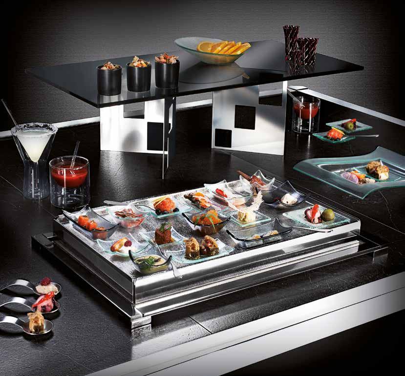WARMING COOKING COOLING Cooling Tray System DOTS FINISH* NEW ICE FINISH* OBLONG COOLING SYSTEM 1/1 WITH TOP** TAV037056 TAV037056D