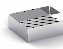 required Eutectic plate releases cold for up to 4 hours Stainless Steel 18/10 mirror finish