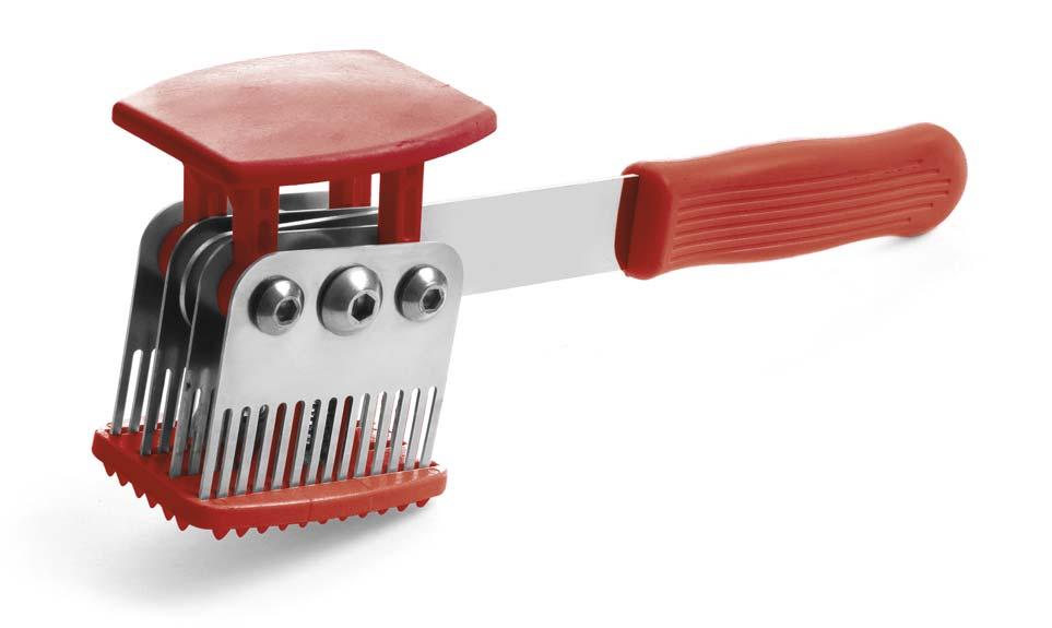 Combination of a tenderizer and the traditional meat