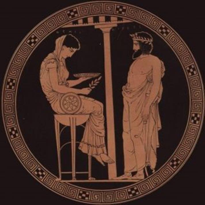 The Pythia told the future or interpreted the will of the gods. Once a Pythia died, a new one would be appointed by the temple priestesses to replace her.