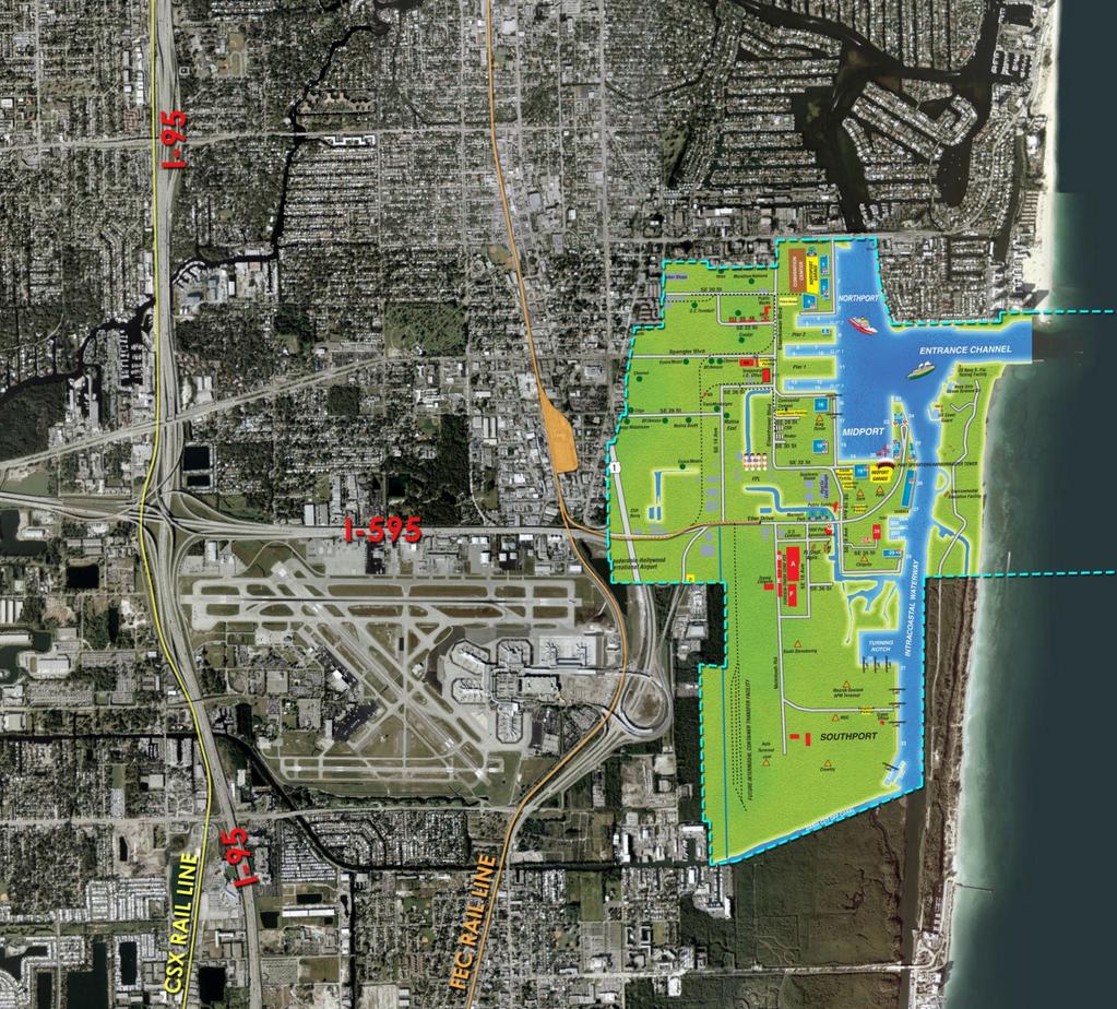 Port Everglades Harbor Feasibility Study Figure 2. Port Everglades Boundary and Vicinity Map Source: 2009 Port Everglades Master/Vision Plan 1.