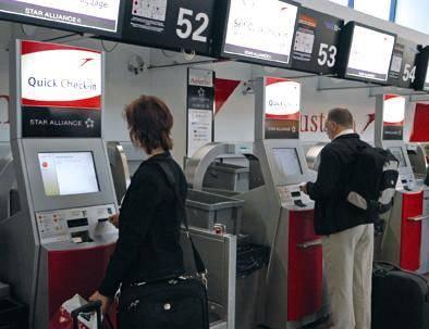 Passengers may use All kiosks for all flights Applications for