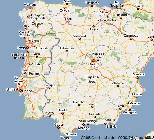 How to reach Óbidos 110 Km from Cascais