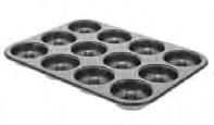 Rigid mould Round fluted tart mould Fluted tart mould - oblique edge ref.4705 fixed bottom ø 20 to 32 cm ref.