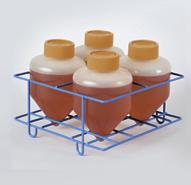 NEW Bottle Racks, Holders and Carriers Round Bottom Flask Support Centrifuge Tube Rack Round Bottom Flask Carrier Wash Bottle Carrier Polypropylene holder fits