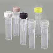 7kPa) for air shipment and both comply with FDA CFR21 177.1520 for food and beverage use, USP Class VI and are non-pyrogenic. Single-use vials can be centrifuged at 13,000 x g.