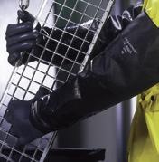 PVA gloves are nearly inert to strong solvents, including aromatics, aliphatics, and chlorinated solvents chemicals which quickly deteriorate natural rubber, neoprene, and PVC gloves.