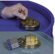 Drum Accessories Drum Security Locks Drum Locks reduce theft, pilfering, sabotage and cocktailing of contents.