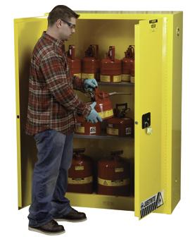Flammable Safety Cabinets Justrite Flammable Cabinets Store hazardous liquids in safety cabinets designed to meet OSHA and NFPA standards.