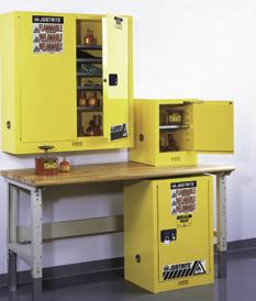 Piggyback Style Safety Cabinets are designed to mount on top of Justrite s standard 30- and 45-gallon manual or self-close cabinets. They can also be used alone as a bench top cabinet.