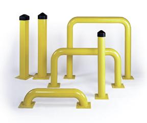 Smooth Bollard Post Sleeves are available to fit 4, 6 and 8 NPT pipe and you may choose either yellow or red (available in other colors for quantity orders).
