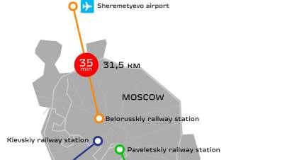 Moscow is the main Aeroexpress market.