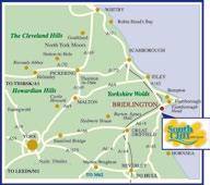 Directions South Cliff Caravan Park is situated on the A1038 Hull to Bridlington road 1 mile South of Bridlington Pick-up the brown attraction/park & ride signs to the park