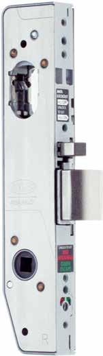 Hub Setting Selection Hub settings can be adjusted via the Selector 3780 series hub selector located under the faceplate of the mortice lock.