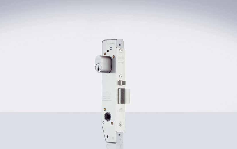 Selector 3784 Short Backset Combination Locks Description These locks have various latching functions operated generally by outside or inside handles, except when locked by key outside or by key or