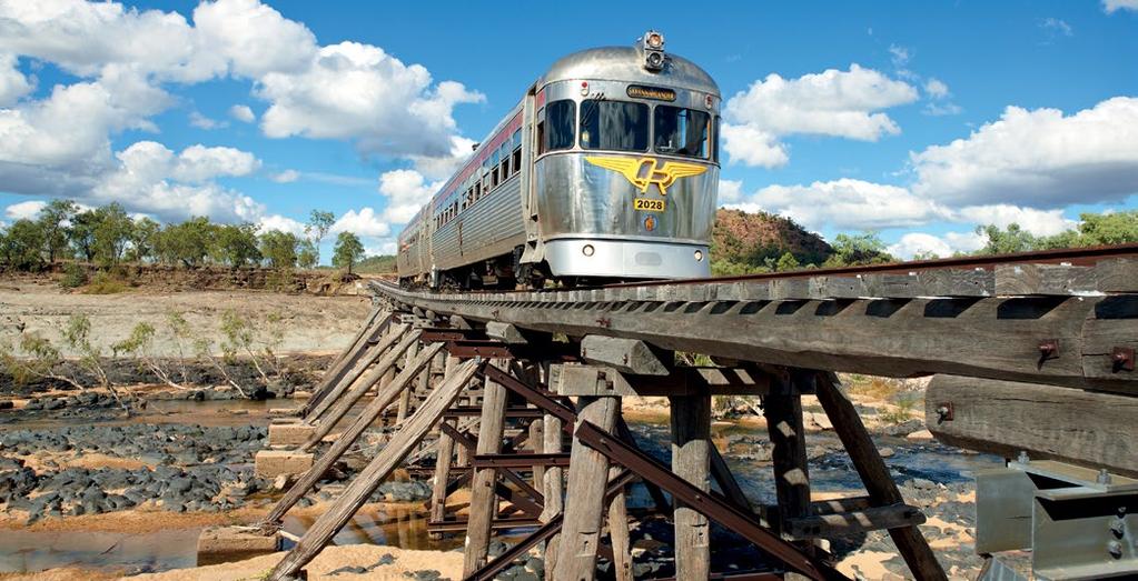 Single 17 Day Longreach Cairns $9499 $10889 19 Day Brisbane Brisbane* (with return overnight rail) $10195 $11585 ASK ABOUT FLIGHT PACKAGES TOUR HIGHLIGHTS Qantas Founders Museum Australian Stockman s