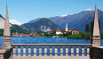 CONTINENTAL EUROPE 25 THE ITALIAN LAKES Lake Maggiore & the Borromeo Islands A diamond in the Italian Lakeland crown, Lake Maggiore boasts a majestic backdrop of Alpine peaks, with the green, wooded