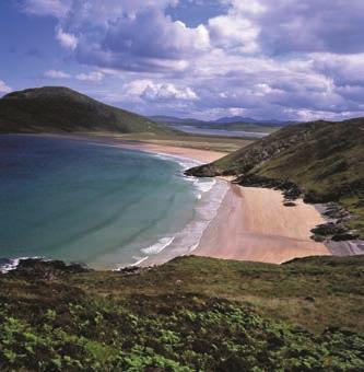 44 IRELAND DONEGAL The laidback pace of Donegal coupled with miles and miles of unspoilt serene beauty makes the county the perfect place for a relaxing coach holiday.