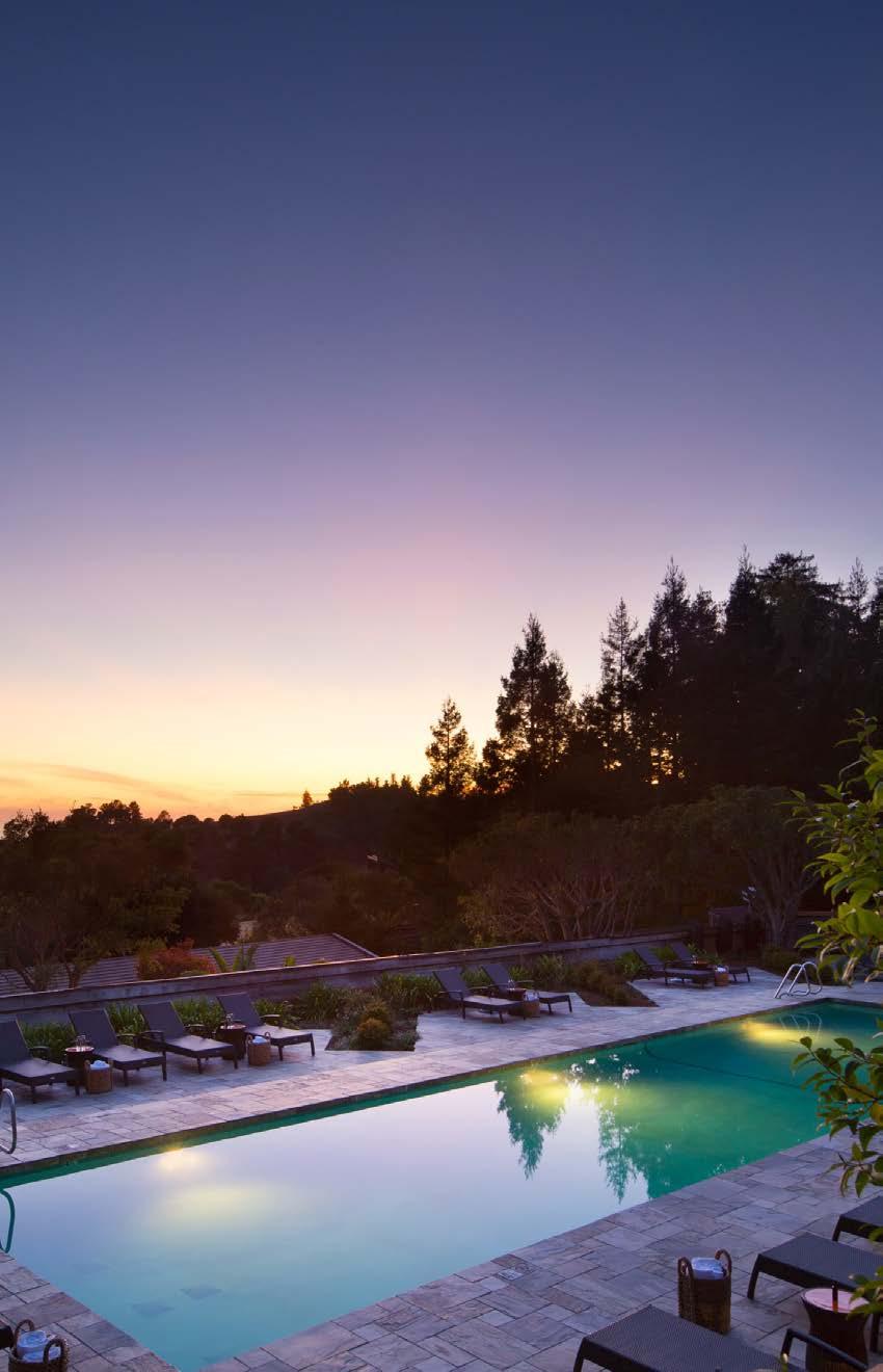 REFLECT, RECHARGE Pools and bathhouses Our two heated outdoor pools offer a distinctly Big Sur experience.