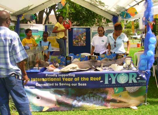 The Year in Review [ 25 ] hosted a booth in celebration of World Ocean Day and IYOR 2008.