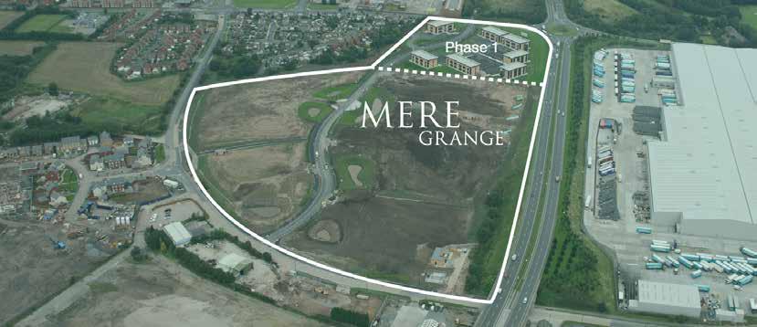 21. MERE GRANGE Mere Grange is an established 30 acre employment site located on the edge of St Helens close to the motorway network.
