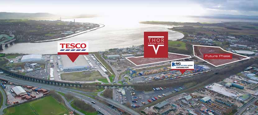 35. VIKING PARK Predicted to be one of UK s largest intermodal logistics parks, 3MG - Mersey Multimodal Gateway in Widnes is a public / private partnership with daily rail links that offer unrivalled