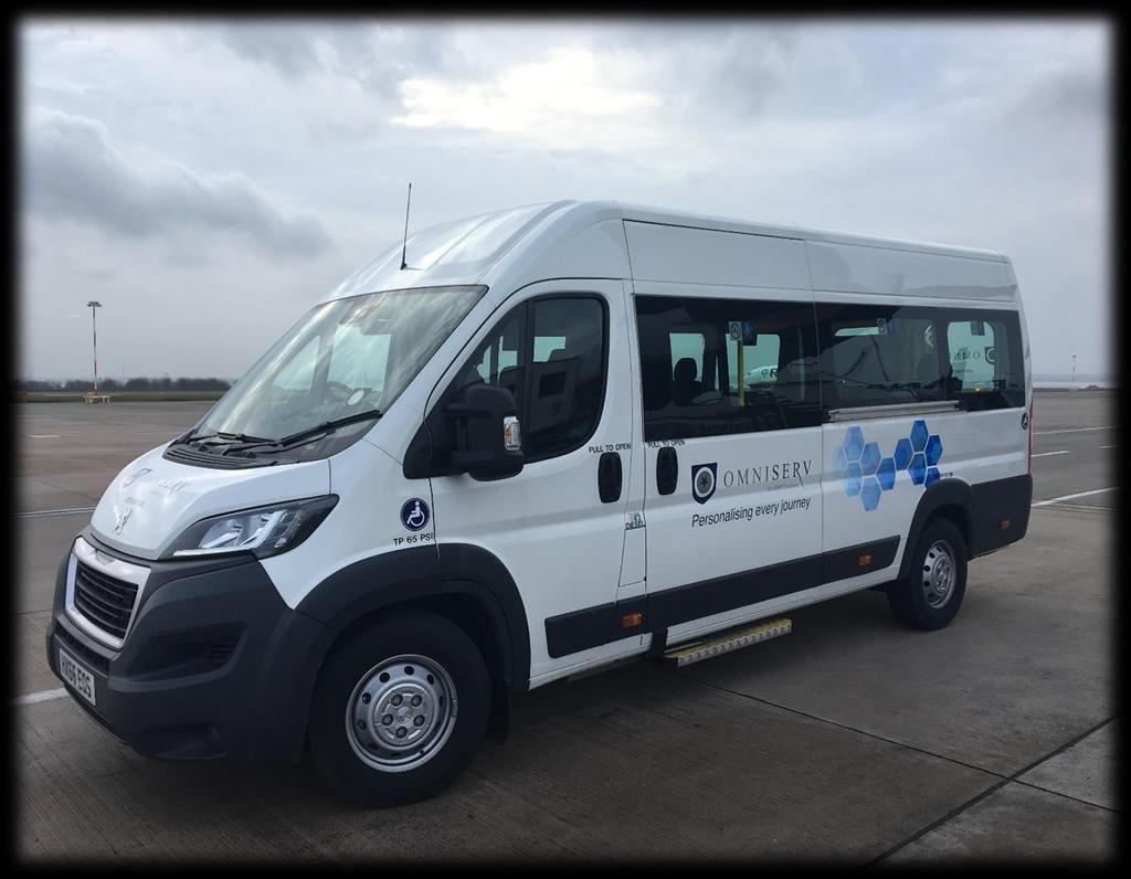 Mobility Equipment Available Wheelchair accessible minibus This vehicle has the following features to