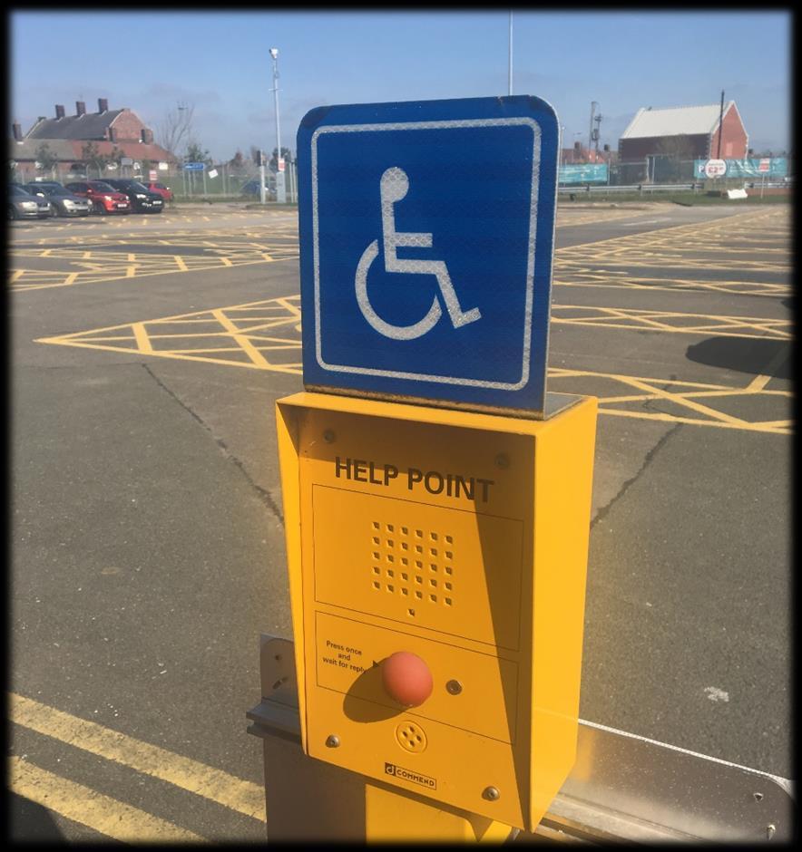 Call Points A passenger can request assistance into the airport from a Help Point, these are located within our car parks, we have a total of