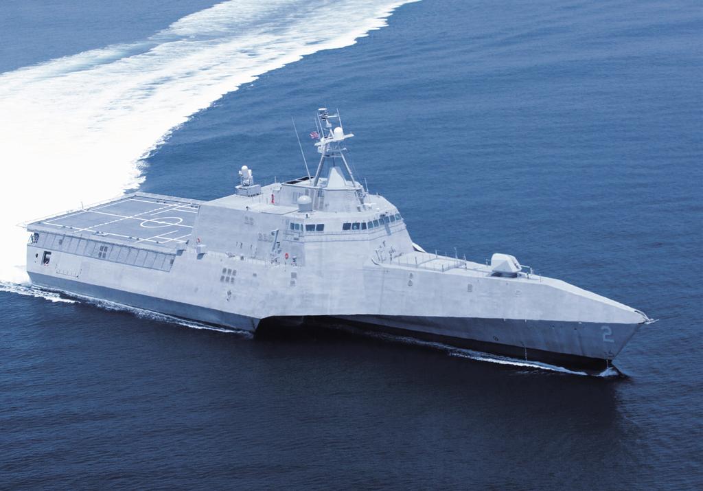 US Navy, LCS-2, USS Independence Courtesy of Austal Precision where it counts During naval operations a key advantage of waterjet driven craft is their superior manoeuvrability not to mention their