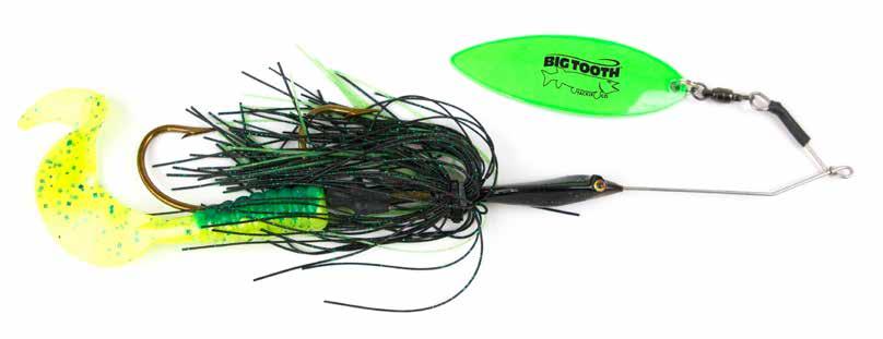 SPINNERBAIT MAG The BigTooth TM Tackle STRAIGHT-WIRE TM Mag