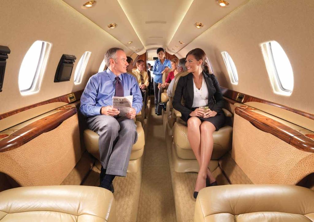THE MOST PRODUCTIVE SEATS IN THE SKY. At more than 25 feet (7.6 m) long and with a cross-section of 66 inches (1.